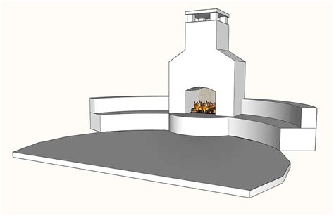 Outdoor Fireplace With Bench Seating W Tips From A Professional Mason