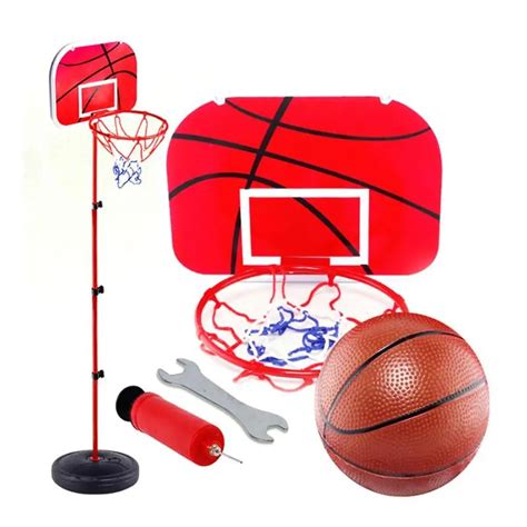15m Adjustable Height Children Basketball Set Backboard Stand Net Toy