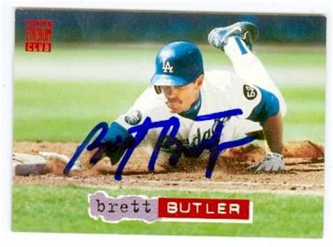 .brett butler is being reassigned , according to cbssports.com baseball insider jon heyman. Brett Butler autographed baseball card (Los Angeles ...