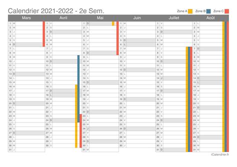 Calendrier Scolaire 2022 Sous Excel Image Calendrier 2022