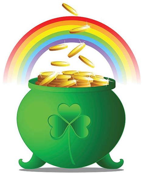 Pot Of Gold Coins Carol St Patrick Happy St Patricks Day St Pats