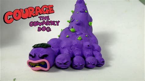 Sculpting The Foot Monster From Courage The Cowardly Dog Clay Tutorial