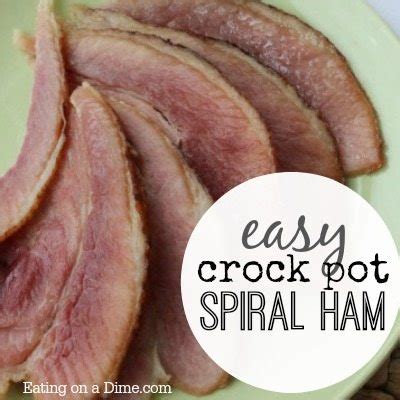 Boneless hams are easier to cut and slice as you don't have to work around a large bone. Crock pot Spiral Ham Recipe