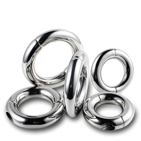 Stainless Steel Cock Rings Metal Male Penis Rings Chastity Device In