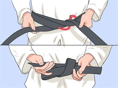 How To Tie A Jiu‐jitsu Belt 11 Steps With Pictures Wikihow