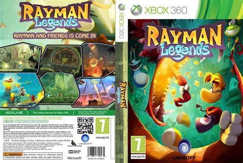 Tudo Capas 04 Rayman Legends Scanned Capa Game Xbox 360