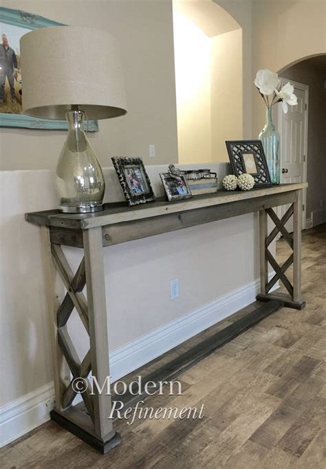 Rustic Farmhouse Entryway Table By Modernrefinement On Etsy 2019