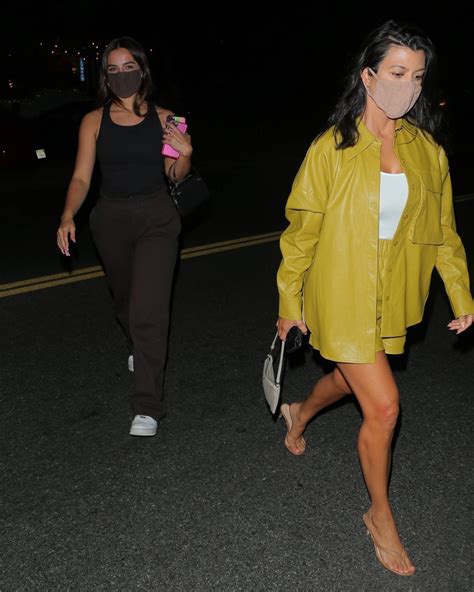 Addison Rae And Kourtney Kardashian Seen Leaving Dinner In Malibu 04