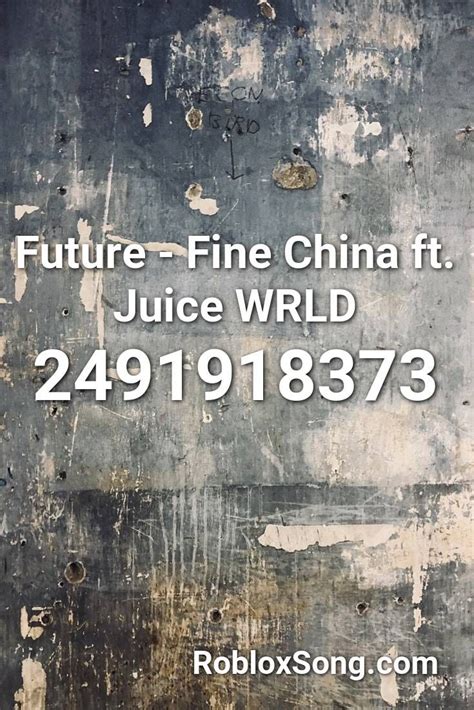 If you are enjoying this roblox id for top artist juice wrld songs, then don't forget to share it with your friends. Future - Fine China Ft. Juice Wrld Roblox ID - Roblox ...