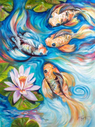Original Oil Paintings By Marcia Baldwin Painting Aquatic Art Fish Art