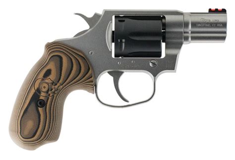 Colt Mfg Cobra Revolver 38 Special P 2 6 Rd Brown Vz Grip Stainless