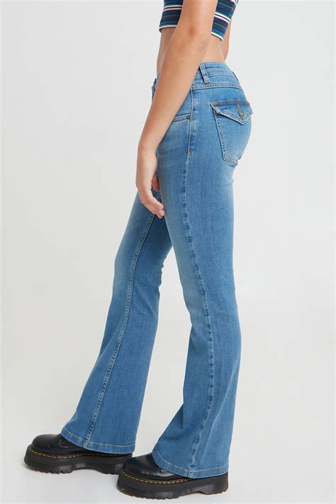 Low Rise Flare Jeans Medium Br