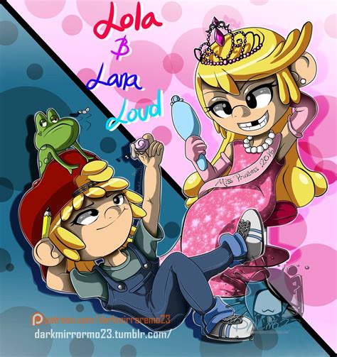 The Loud House Lana And Lola Loud By Darkmirroremo23 On Deviantart