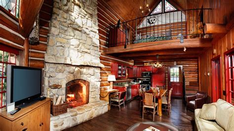 Private Cabin Interior At Big Cedar Lodge Cabin Fever Pinterest