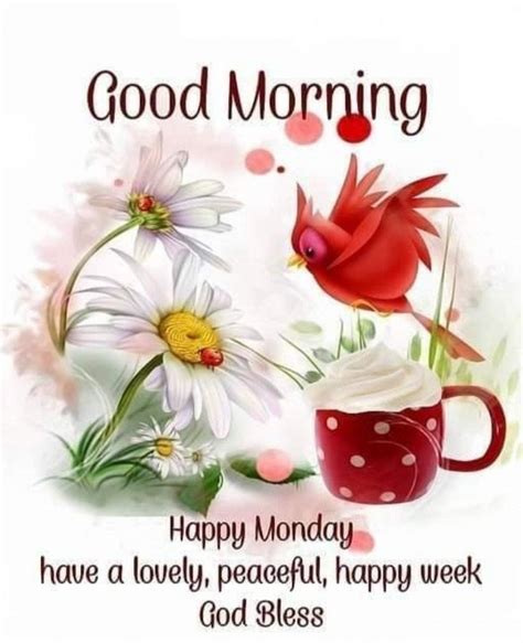 Happy Monday Good Morning Have A Lovely Peaceful Happy Week