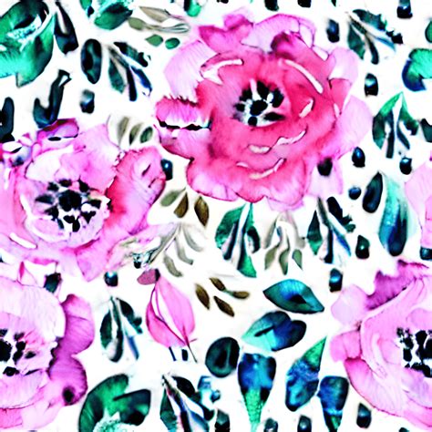 Watercolor Leopard Print Flowers · Creative Fabrica