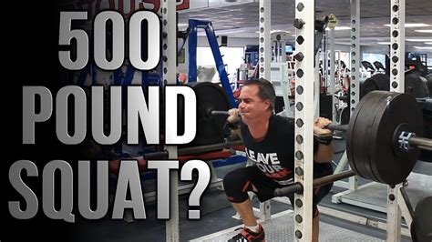 First 500 Pound Squat Attempt Youtube