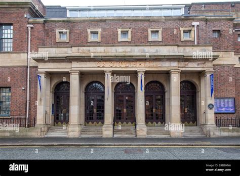Newcastle City Hall Exterior Stock Photo Alamy