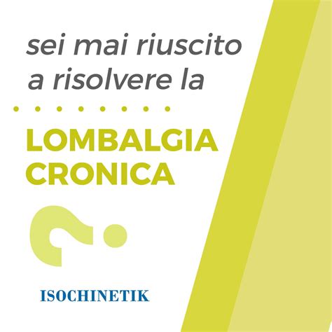 Lombalgia Cronica ISOCHINETIK