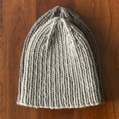 Knitting Pattern The Pixie Hat Simple Ribbed Toque Beanie With 4