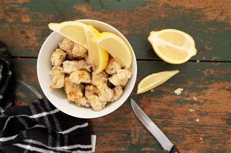 Dip the catfish pieces one at a time into the flour mixture and shake off the excess. How to Bake Catfish Nuggets | LIVESTRONG.COM