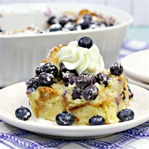 Blueberry Croissant Breakfast Bake Easy Overnight Breakfast Casserole