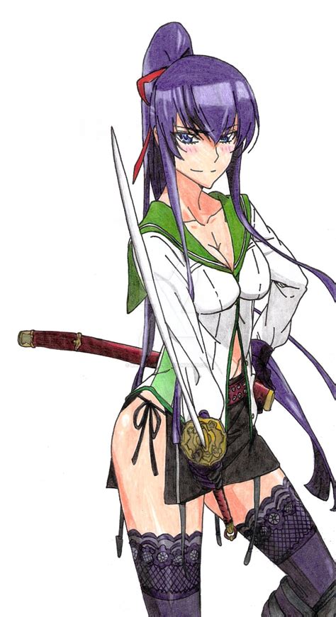 saeko busujima by kazekage121 on deviantart