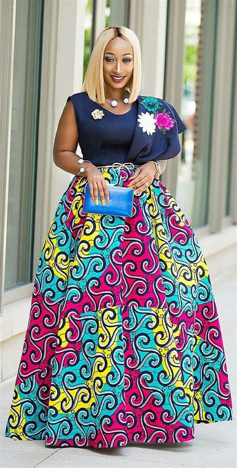 African Print Long Skirt African Fashion Ankara Kitenge African