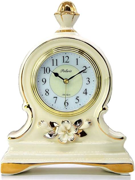 Mantel Clock Table Mantle Desk Clocks Home Decorative Ceramics Antique