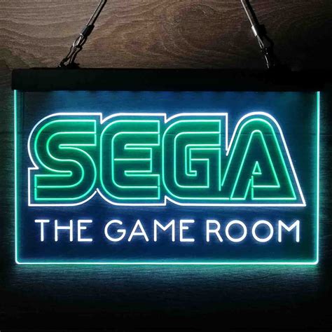 Sega Custom Personalized Game Room Neon Like Led Sign Pro Led Sign