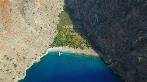 The Butterfly Valley Or Kelebekler Vadisi Near The 4K Stock Footage