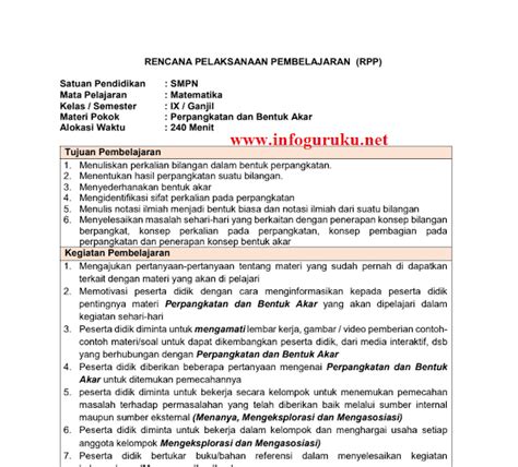 Silabus Matematika Kelas 7 Masa Covid 19 - Silabus Rpp