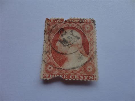 Three Cents Old Us Postage Stamp Postage Stamp Collection Stamp