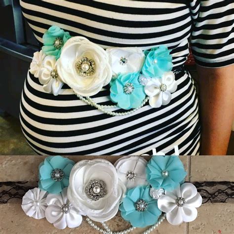 Cute baby shower corsages online. Baby shower belly sash DIY | Baby shower corsage, Cute baby shower ideas, Baby shower diy