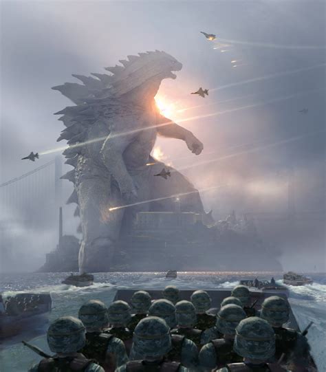 Rare Godzilla 2014 Concept Art Revealed