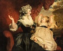 Georgiana, Duchess of Devonshire with her infant daughter Lady ...
