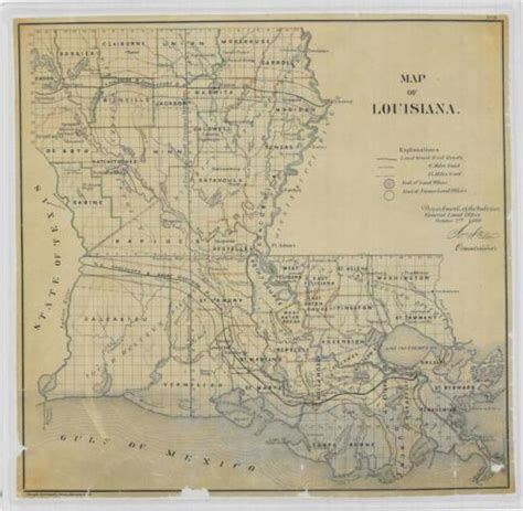 Todays Document • Louisiana Statehood Day 4301812 Map Of
