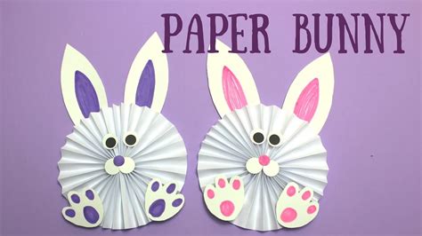 Paper Bunny Craft Easy Easter Craft For Kids Easy Peasy And Fun Vlr