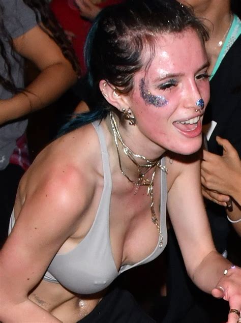 Bella Thorne Piercing Famous Nipple