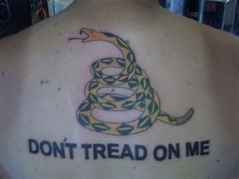 Don T Tread On Me Tattoos Designs Ideas And Meaning Tattoos For You