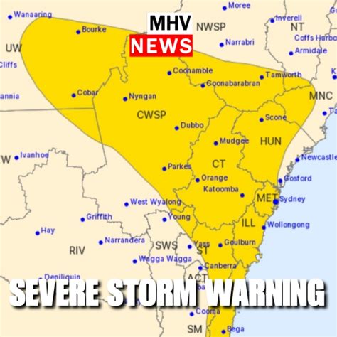 Severe Thunderstorm Warning Mhv News