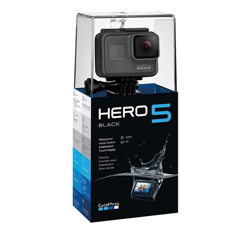 Technolec New Gopro Hero 5 Black Edition Action Cam 4k Hd 12mp Time