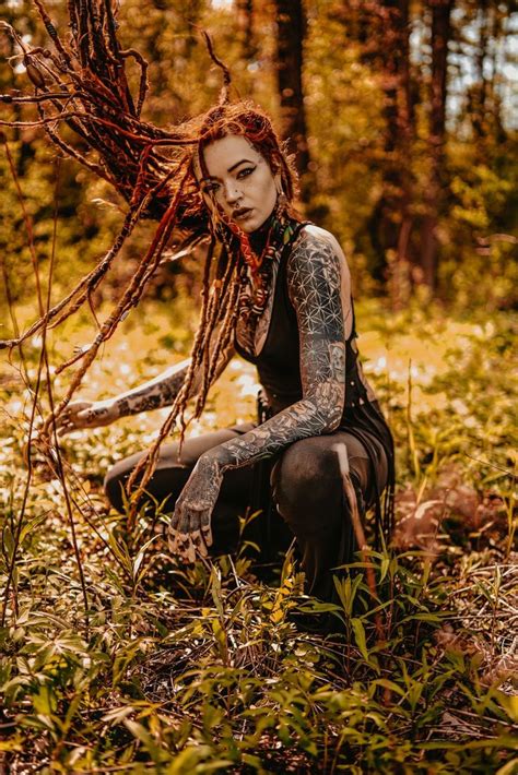 Morgin Riley Dreads Girl Warrior Woman Girl Tattoos