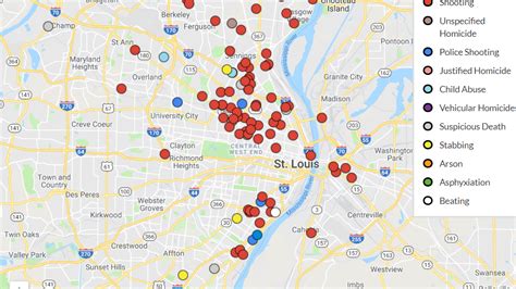 St Louis Crime Map Maps For You
