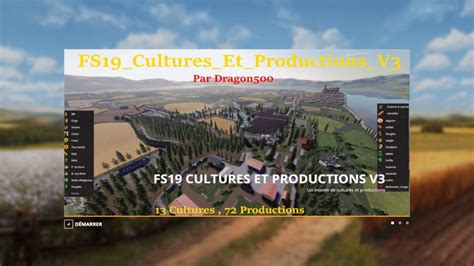 Cultures Et Productions V30 Fs19 Farming Simulator 19 Mod Fs19 Mod