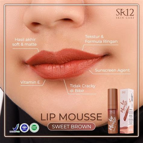 Lip Mousse Cream Sr12 Sweet Brown Rose Pink Lip Mousse Lipstik Lip Cream Lazada Indonesia