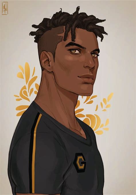Black Anime Characters Character Portraits Character Design Male