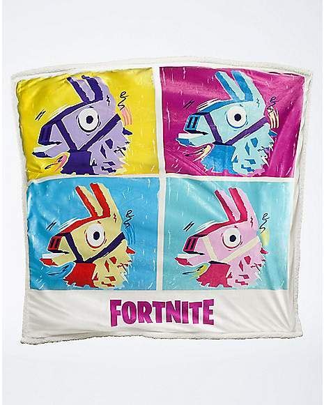 Fortnite Loot Llama Blanket Fortnite Ts Spencers Fleece