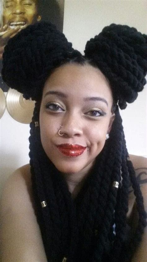 African American Women Yarn Braids Hairstyles Fashionist Now