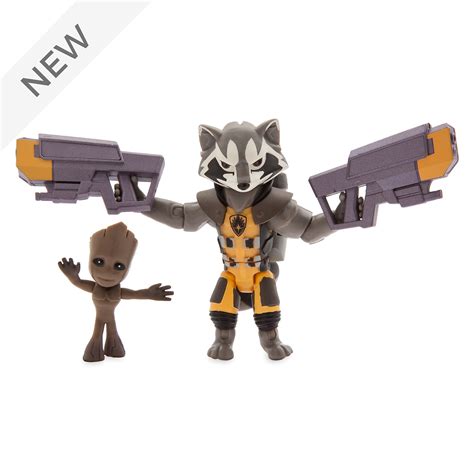 Rocket Raccoon And Groot Toybox Action Figure Out Now